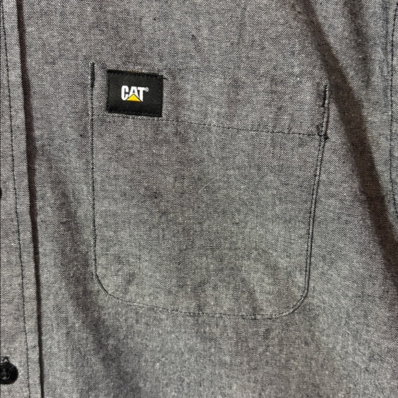 Caterpillar Men's Gray Button-Up Shirt - Picture 4 of 7